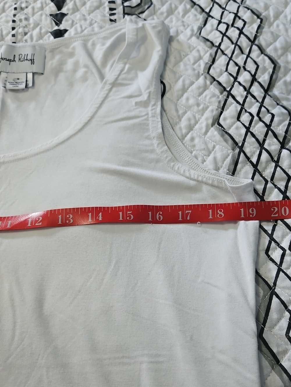 Joseph Ribkoff Tank Size Large Color Off White - Picture 3 of 7